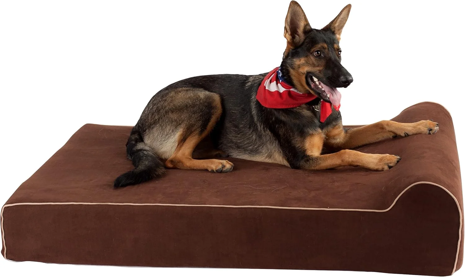 Large orthopedic dog bed with memory foam for big breeds